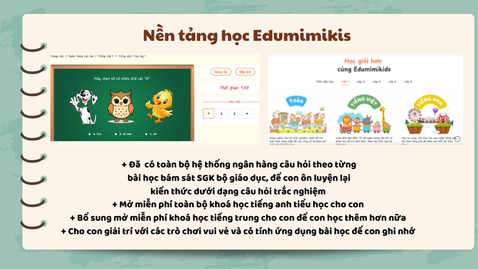 Nền tảng học Edumimikis